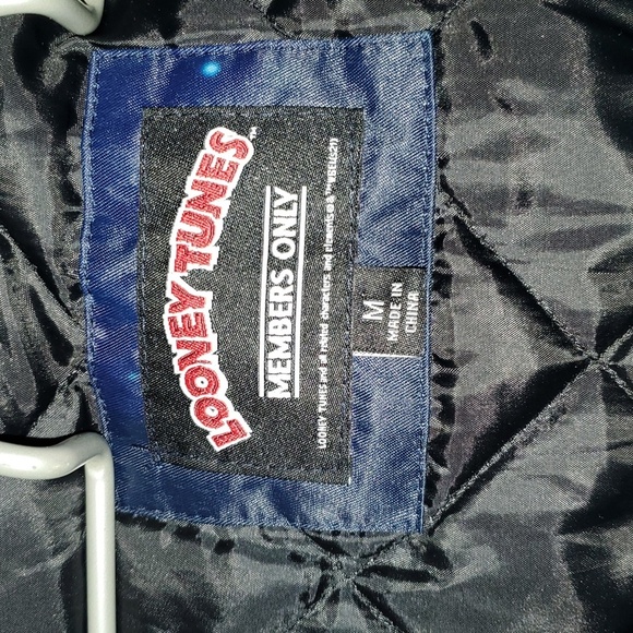 Members Only x Space Jam: A New Legacy Snorkel Bomber Puffer Jacket Size Medium - Picture 5 of 16